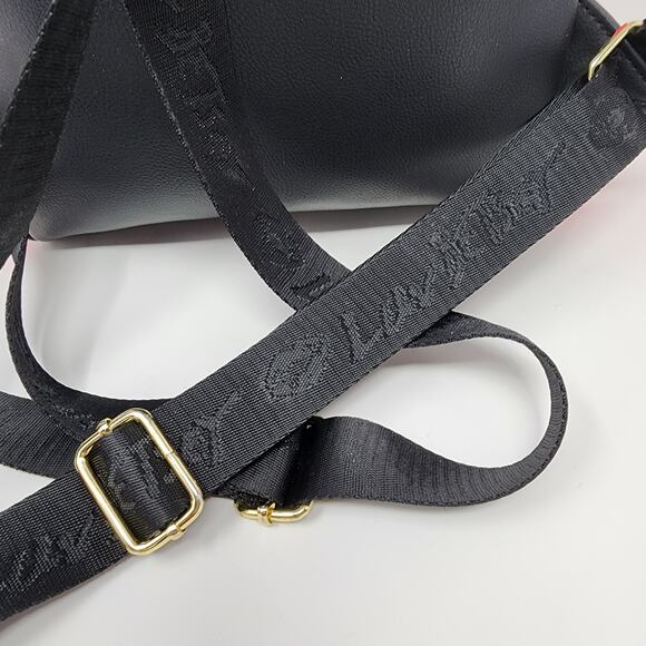 Luv Betsey by Betsey Johnson Mini Backpack Kitsch Girl Rainbow Glitter Pink - Picture 8 of 12